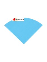 Serviettes rondes turquoise Serviettes rondes turquoise