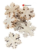 Set of wooden flakes to scatter