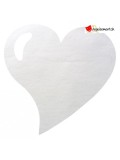 Set de table coeurs TNT blanc