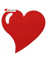 Placemat hearts TNT red Placemat hearts TNT red