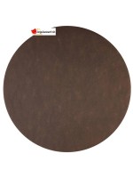 Round chocolate placemat
