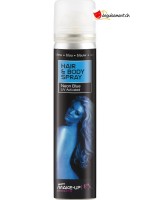 Spray UV pour cheveux et corps bleu 75 ml