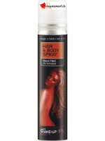 Spray UV pour cheveux et corps rouge 75 ml