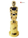 Statue Oscar 24 cm, plastique, couleur or