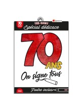 T-Shirt 70 Jahre alt zum Unterschreiben T-Shirt 70 Jahre alt zum Unterschreiben