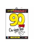 T-Shirt 90  Jahre alt zum Unterschreiben