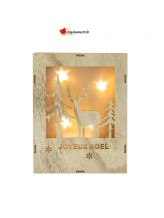 Tableau lumineux Joyeux Noël Tableau lumineux Joyeux Noël