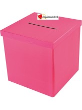 Tirelire neutre fuchsia- mariage