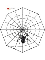 Plastic spider web - 30cm