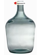 Vase aus dunklem Glas
