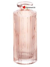 Vase aus alt rosa Glas