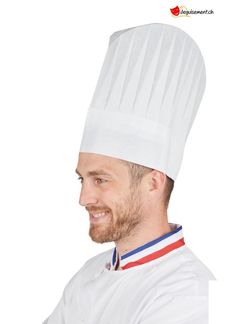 Toque de Chef Cuisinier - accessoire de déguisement